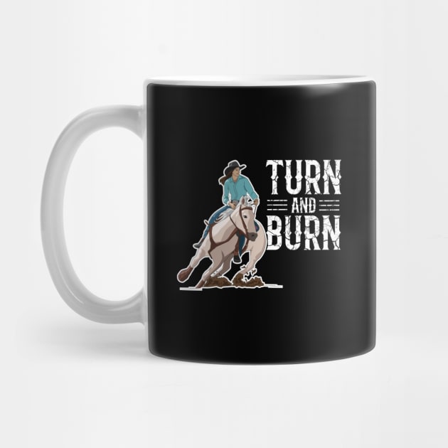 Barrel Racing -Turn And Burn by Kudostees
